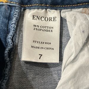 Encore denim skinny jeans